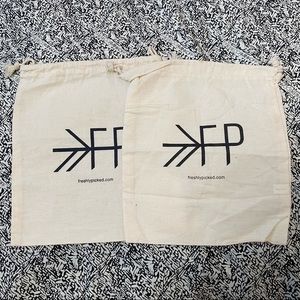 Freshly picked dust bags